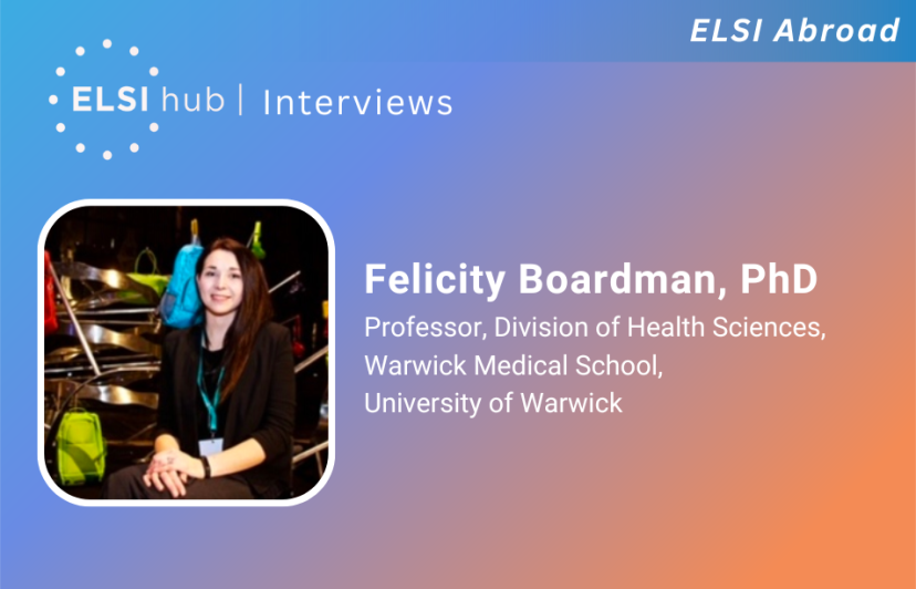 Felicity Boardman, Ph.D, Professor, Division of Health Sciences, Warwick Medical School, University of Warwick