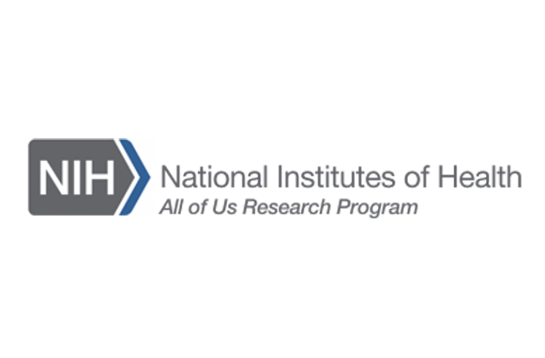 NIH logo with NIH title and All of US Research Program title