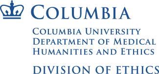 Columbia University Department of Medical Humanities, and Ethics Division of Ethics Logo