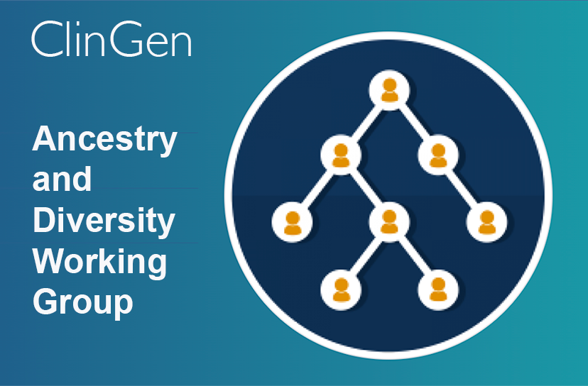 Infographic for ClinGen Ancestry and Diversity Working Group