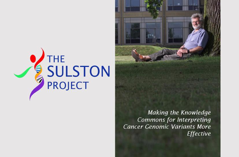Salston Project logo and man sitting under a tree