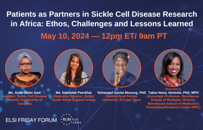 Patients as Partners in Sickle Cell Disease Research in Africa: Ethos, Challenges and Lessons Learned